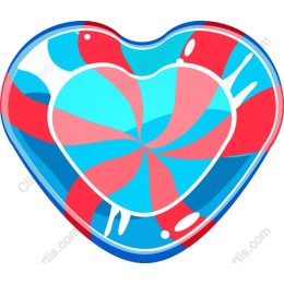 Vibrant Heart Swirl