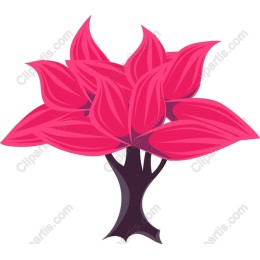 Vibrant Pink Leaf Tree