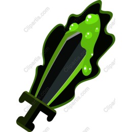Mystical Sword with Green Ooze