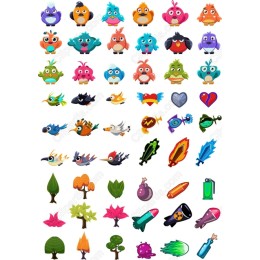Birds and Nature Set