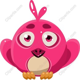Cute Pink Bird