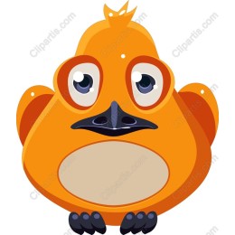 Plump Orange Bird