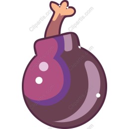 Playful Cartoon Bomb