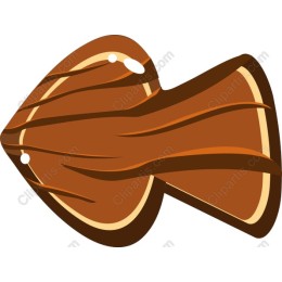 Stylized Wooden Fish