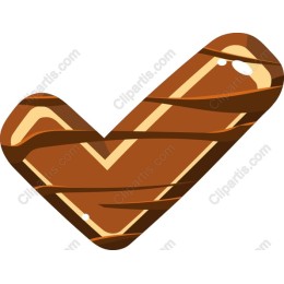 Chocolate Swirl Checkmark