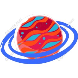 Whimsical Cosmic Planet