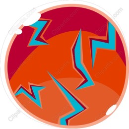 Vibrant Lightning Bolt
