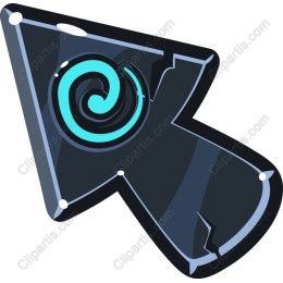 Modern Turquoise Swirl K