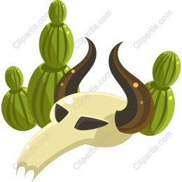 Desert Skull & Cactus