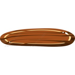 Wooden Plank Oval