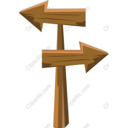 Directional Wooden Signpost