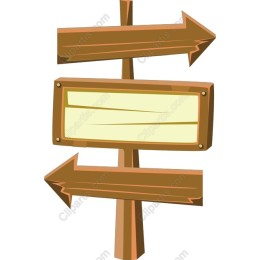 Rustic Wooden Directional Sign