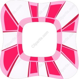 Pink Wave Pool Float