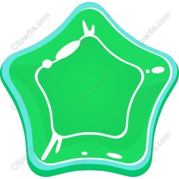 Star-Shaped Green Slime