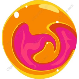 Swirling Color Splash