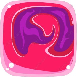 Vibrant Abstract in Pink and Purple