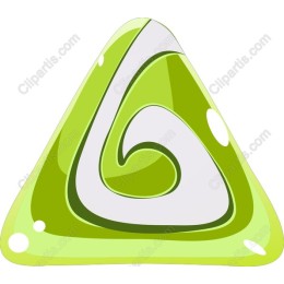 Abstract Green Shape