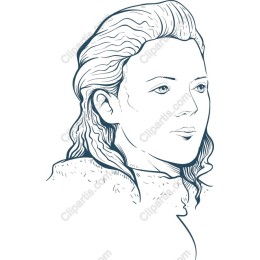 Stylish Line Art Character