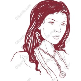 Elegant Young Woman Portrait