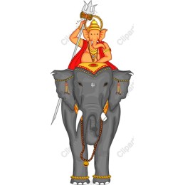 Ganesha Riding Elephant