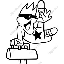 Cool Cartoon Character with Briefcase