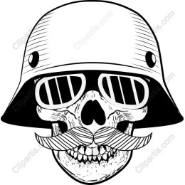 Vintage Skull Soldier