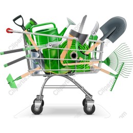 Gardening Tools Shopping Cart