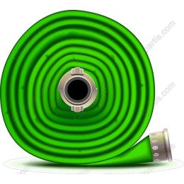 Vibrant Green Garden Hose