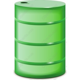 Green Industrial Barrel