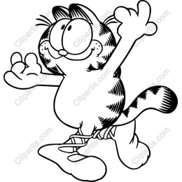 Cheerful Cartoon Cat