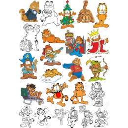 Garfield Character Bundle - Whimsical and