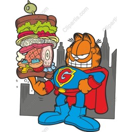 Superhero Sandwich Cat