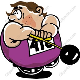 Cheerful Weightlifter