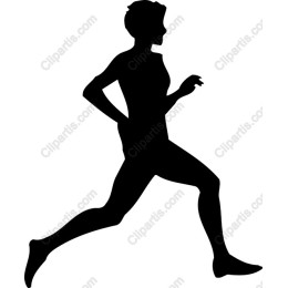 Dynamic Running Woman