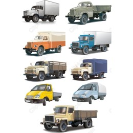 Vintage Vehicle Set