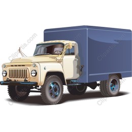 Vintage Retro Delivery Truck