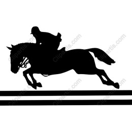 Equestrian Horse Jumping