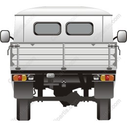 Classic Rear View Truck