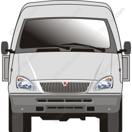 Premium Front View Van