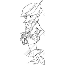 Charming Character with Pets