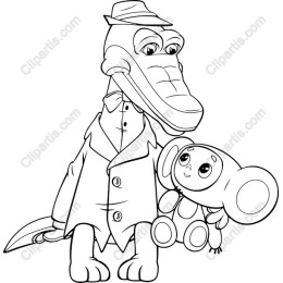 Charming Alligator and Bear