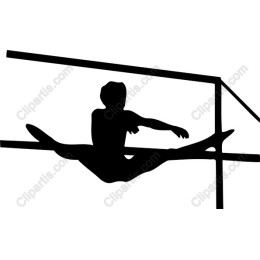 Dynamic Gymnast on Parallel Bars