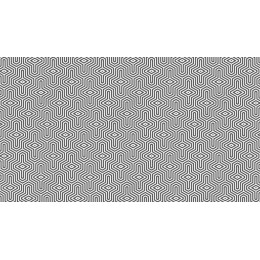 Black and White Geometric Pattern