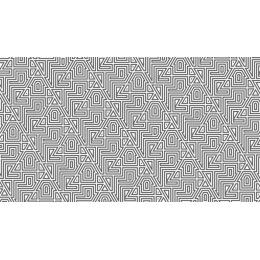 Geometric Harmony: Black and White Pattern