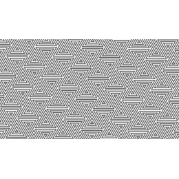 Geometric Black and White Triangle Pattern