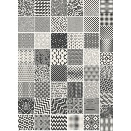 Dynamic Black and White Patterns Set