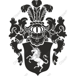 Majestic Unicorn Crest
