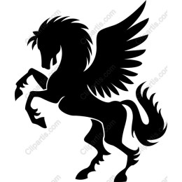 Majestic Winged Horse