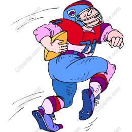 Dynamic Retro Football Player