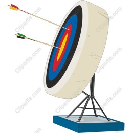 Vibrant Archery Target